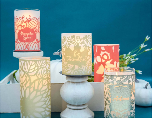 Cricut-candle-holders