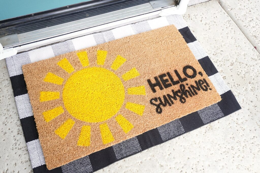 Custom-Doormat-by-Cricut-Maker