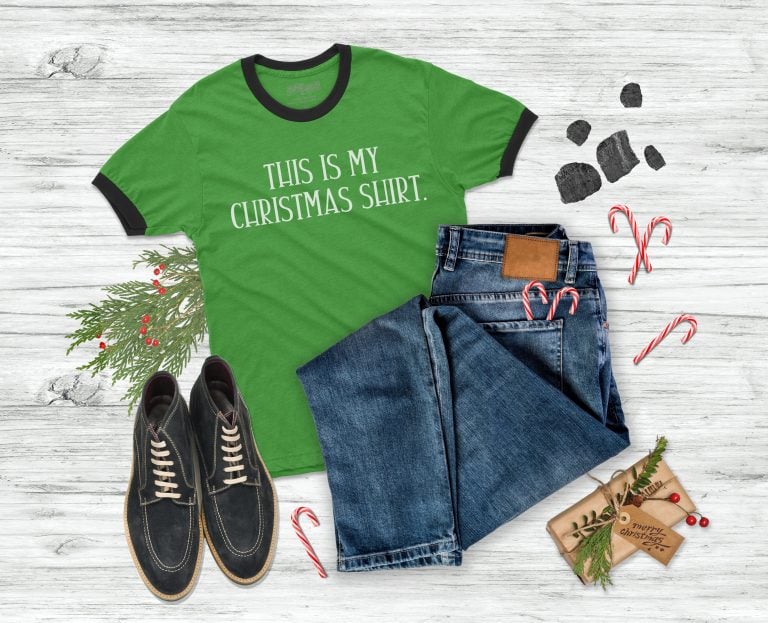 This-is-My-Christmas-Shirt-logo-tee-by-Cricut-for-Christmas