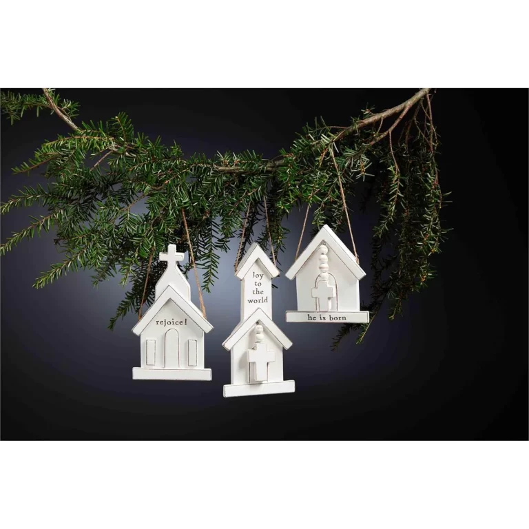 Cricut-3D-house-ornaments