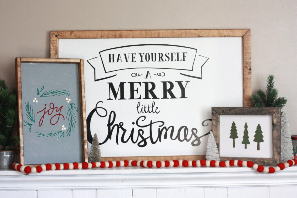 Cricut-Christmas-frames,-which-is-on-the-list-of-Christmas-designs-for-Cricut