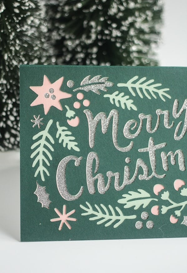 How-to-make-a-4-layer-Christmas-card-with-Cricut