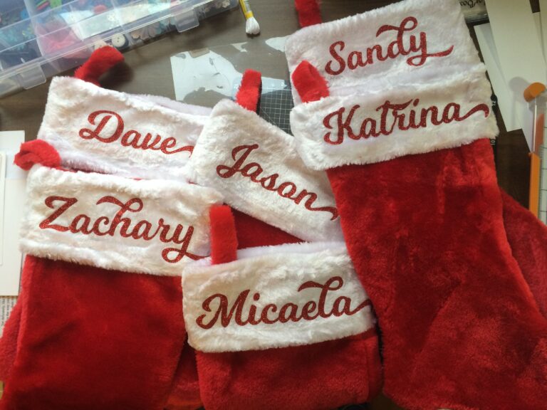 Stockings-made-with-Cricut-for-Christmas