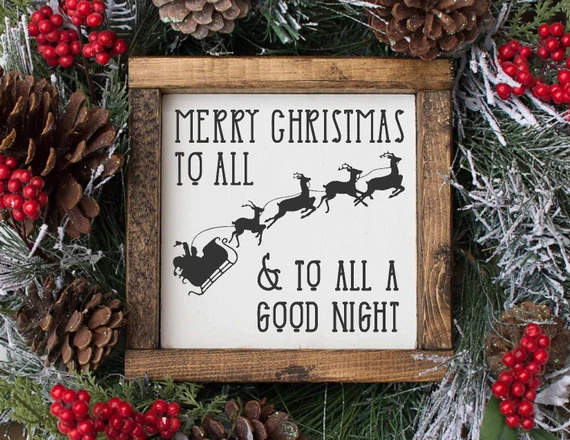 Merry-Christmas-sign-with-Silhouette