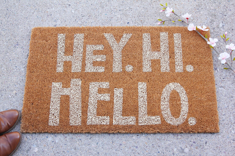 Doormat-With-Silhouette-Cameo-for-Home