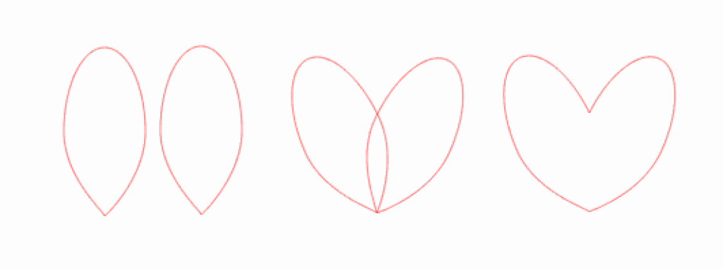 heart shapes