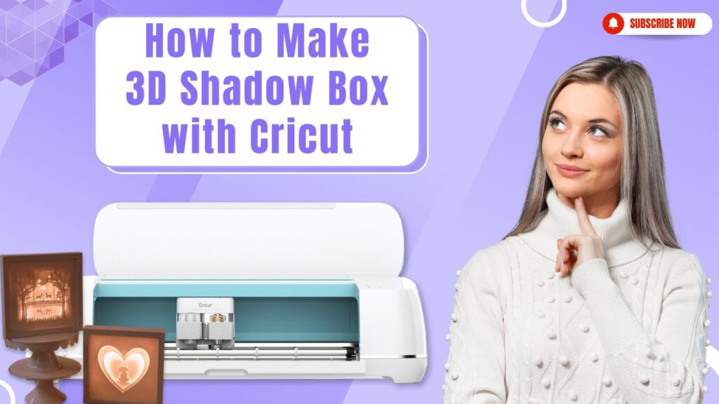 How to Make 3D Shadow Box with Cricut Machine