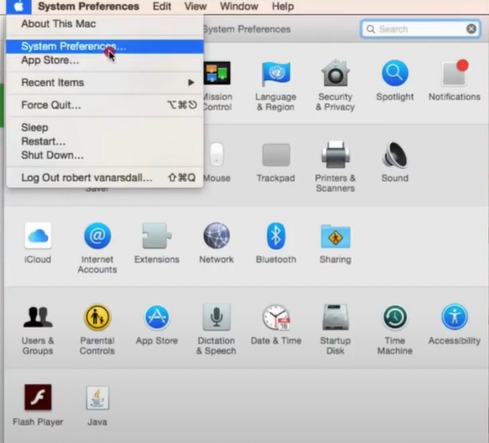 select-the-system-preferences