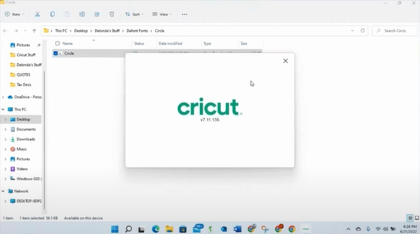 click-on-cricut-design