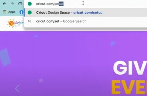 official Cricut setup web page