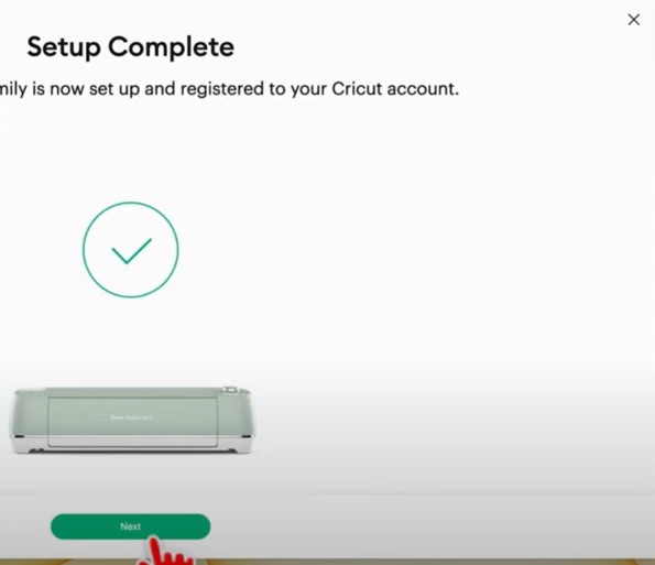 sign up for Cricut access or sign up later