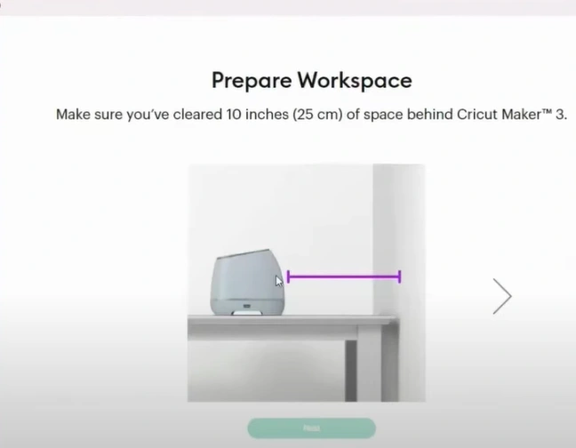 Prepare Workspace and Find an Outlet screen