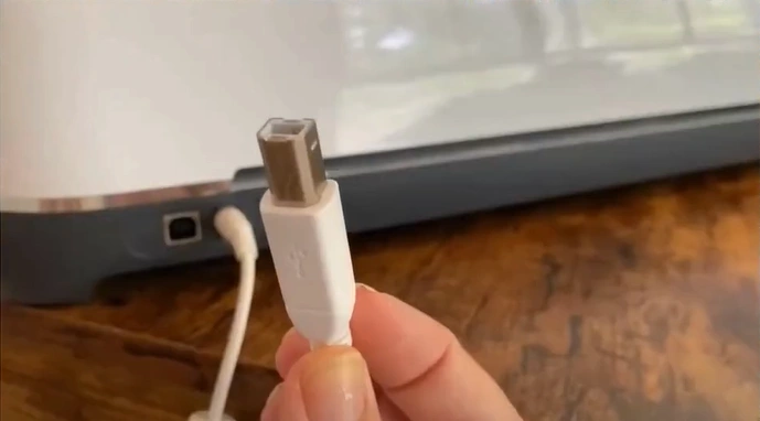 Connect the USB cable to your computer