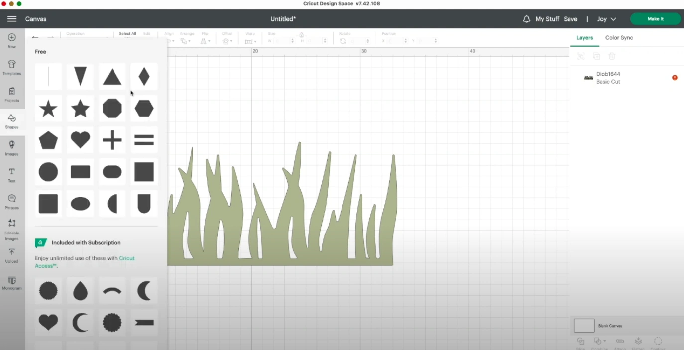 dd a shape to determine where your image