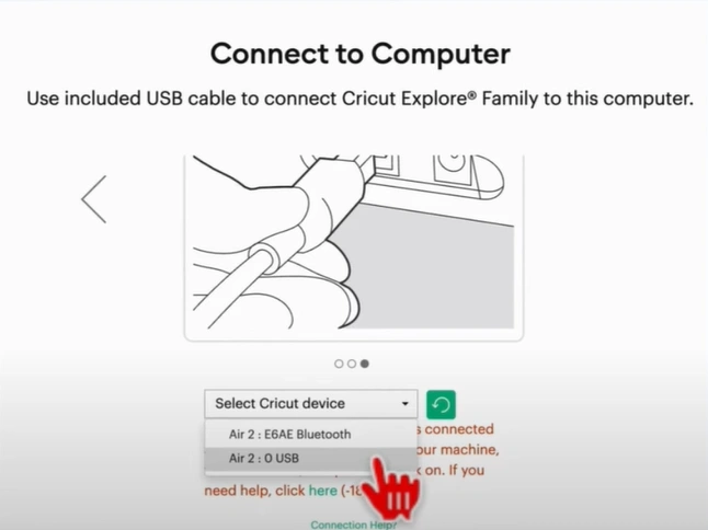 epending on your connection method