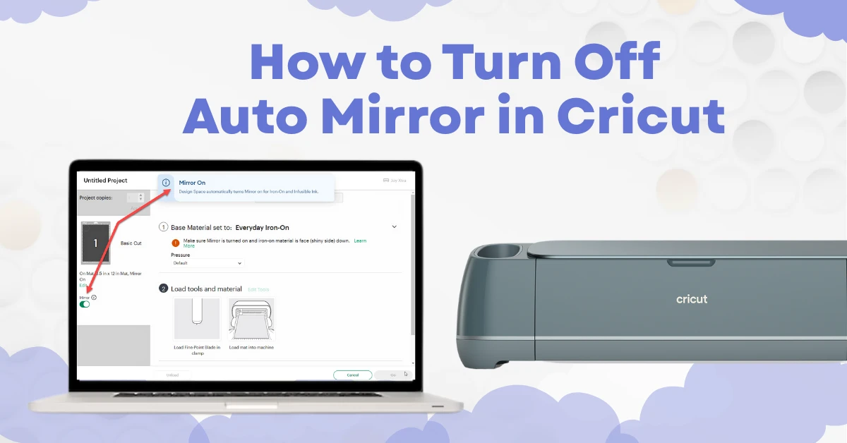 How to Turn Off Auto Mirror in Cricut?