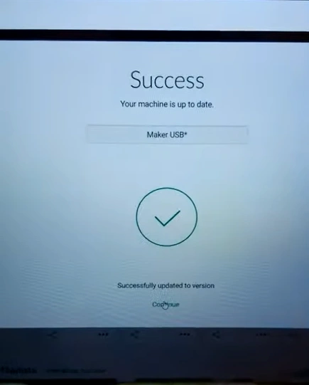 Once completed, click Continue