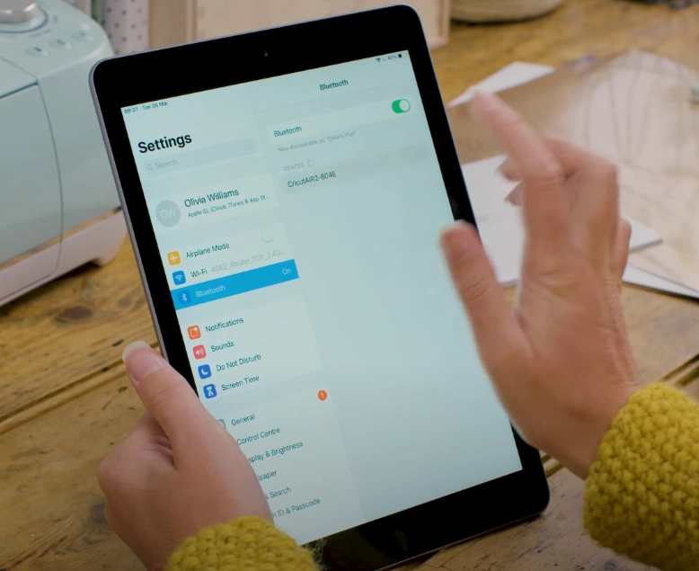 Open Settings and select the Bluetooth menu