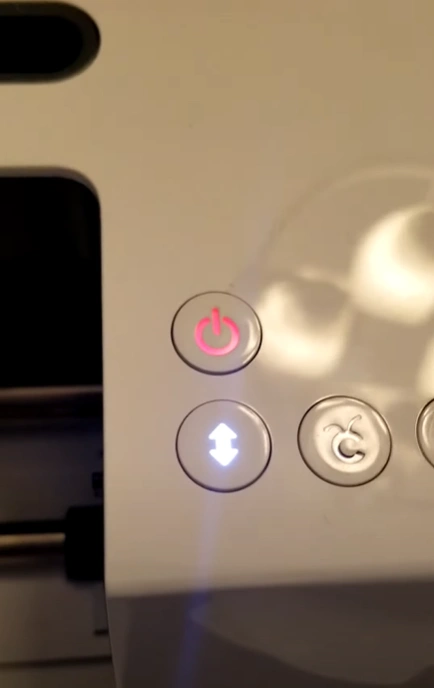 Power on your Cricut machine