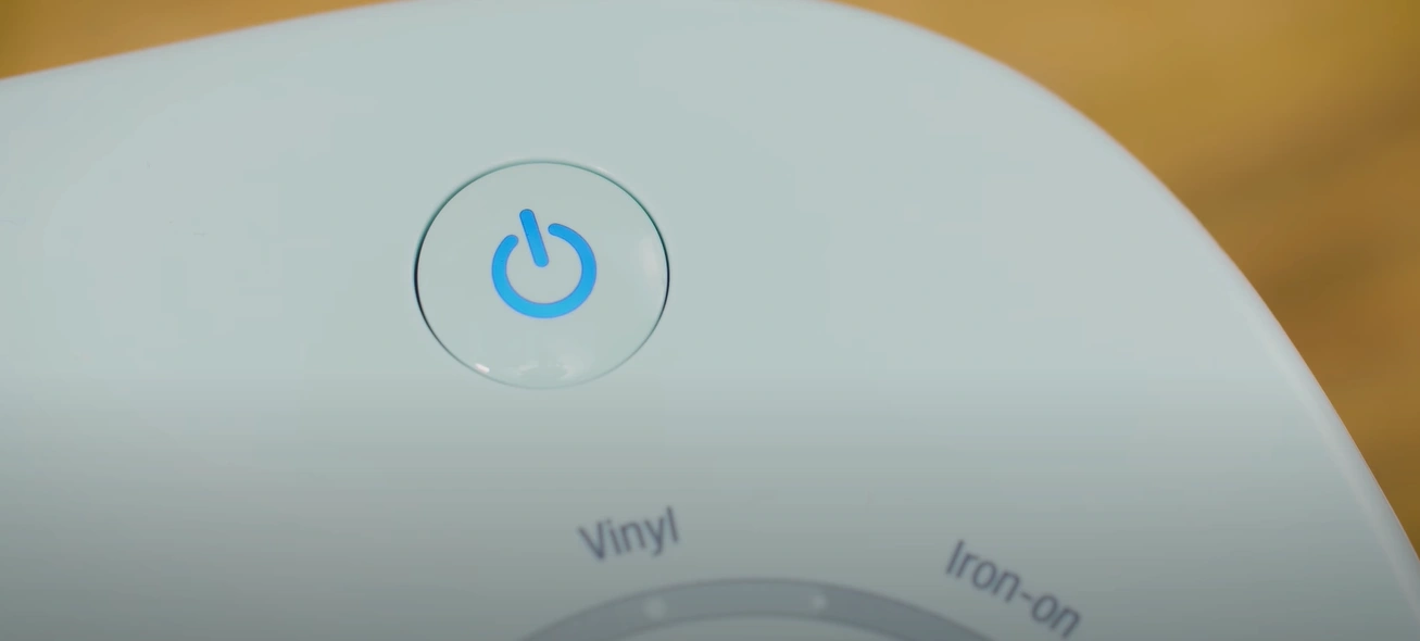 The indicator light will turn blue