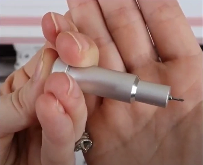 clean the blade and sharpen it