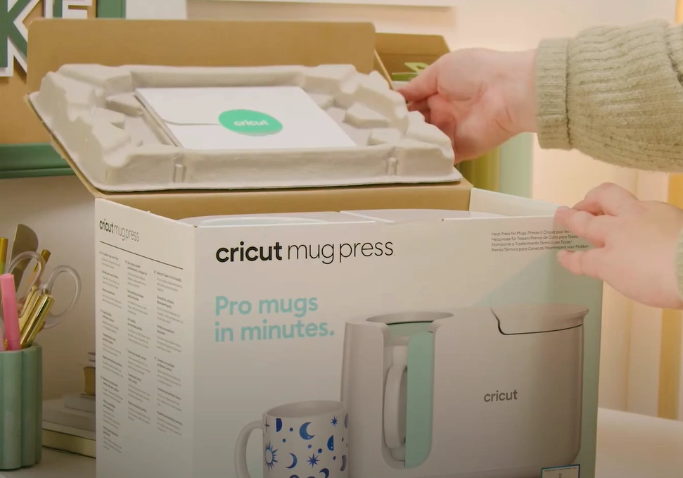 first step is to unbox the machine