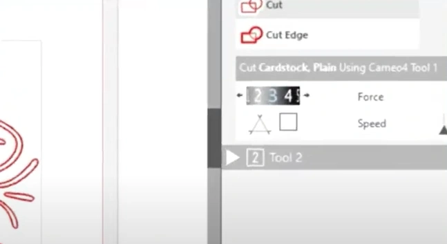 After that, adjust the blade level