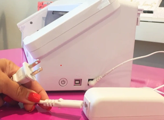 Plug the power adapter