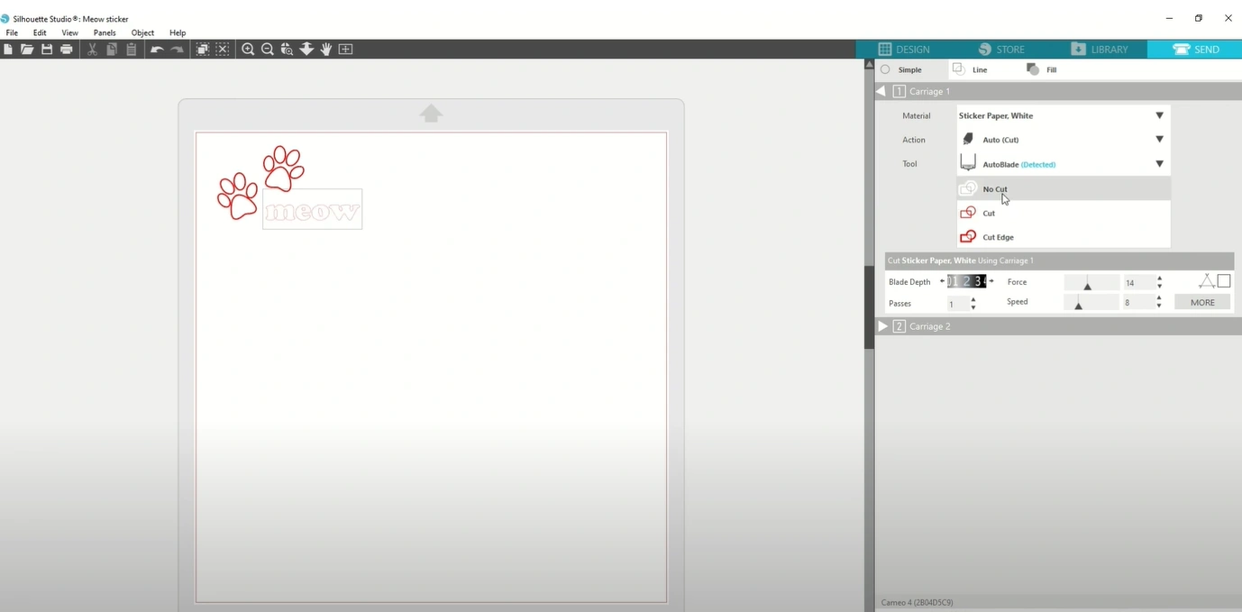 To check the cut lines