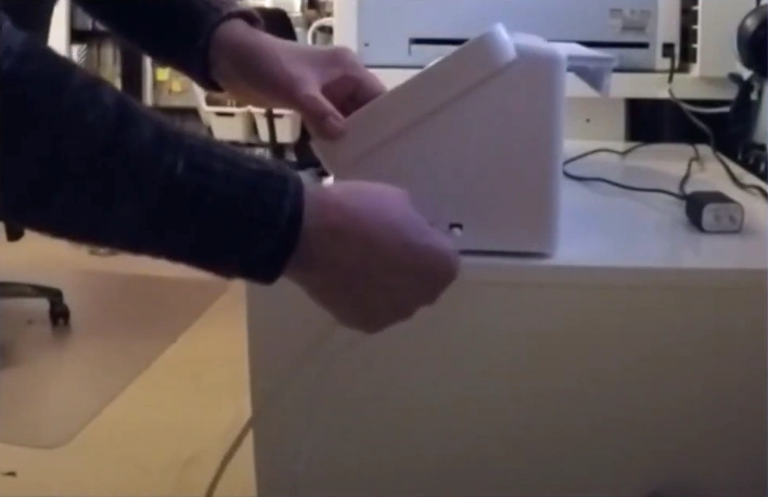 power using the power cord