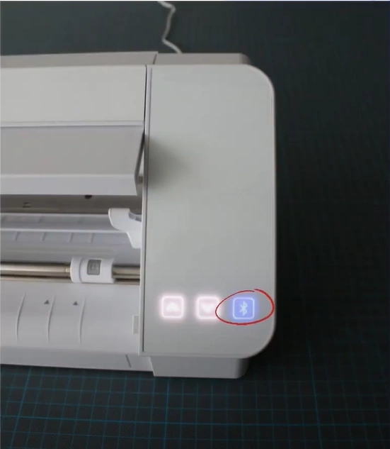 press the Bluetooth icon to switch