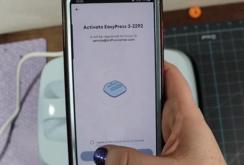 Once it finds the press, check the box 