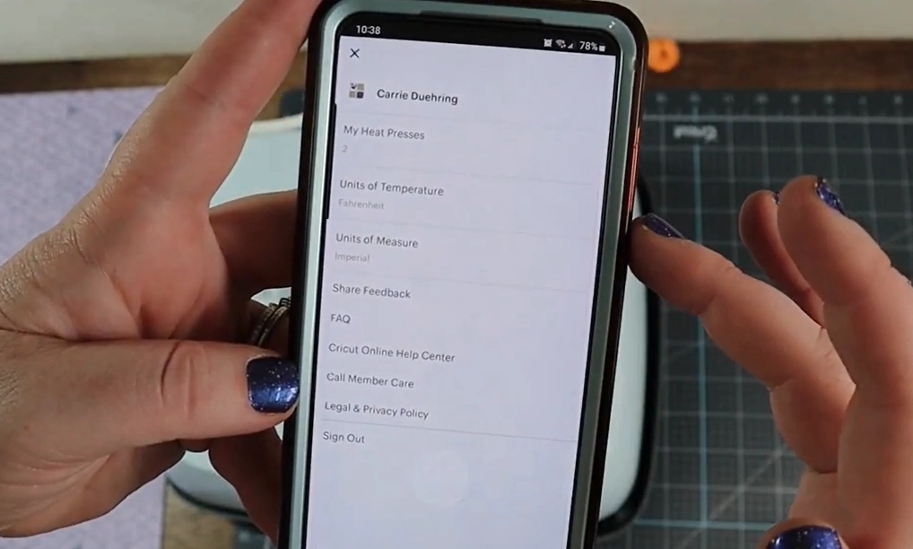 Open the application and tap