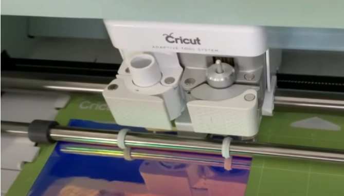 Your crafting machine will cut through the top layer
