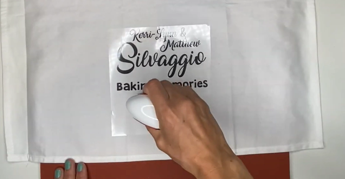 Apply light pressure and move the press slowly