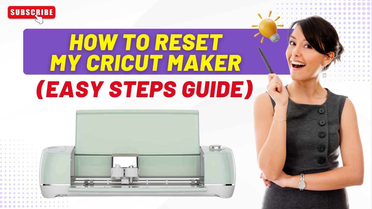 how to reset cricut machine